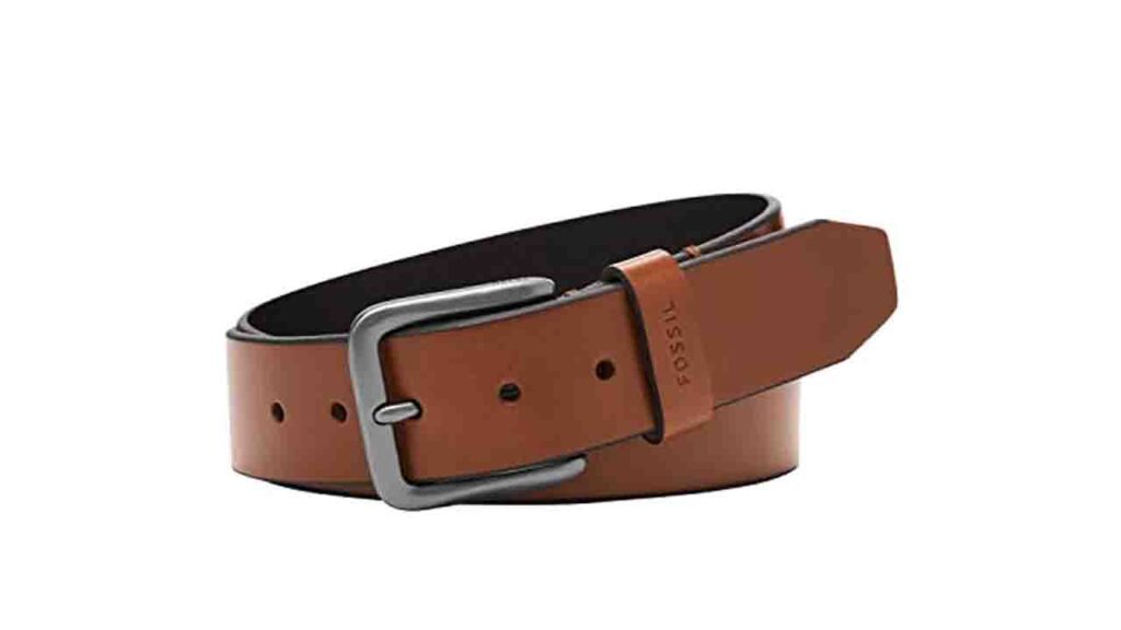 fossil carson casual belt