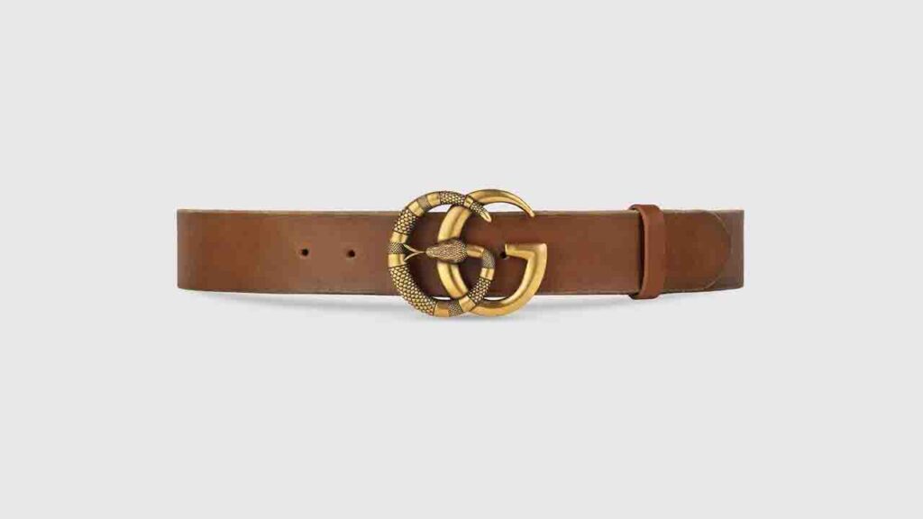 gucci snake belt