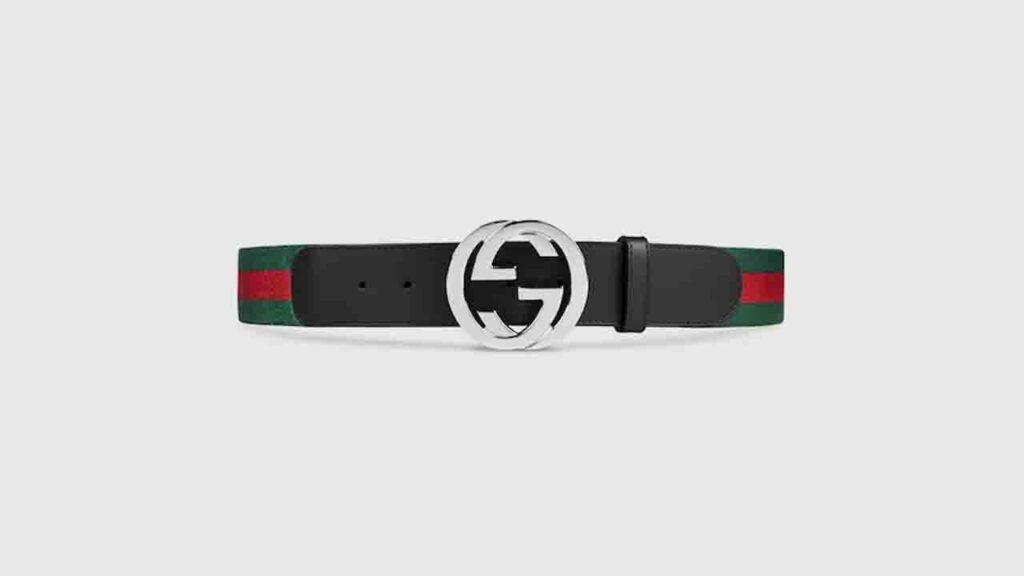 tali pinggang gucci web belt