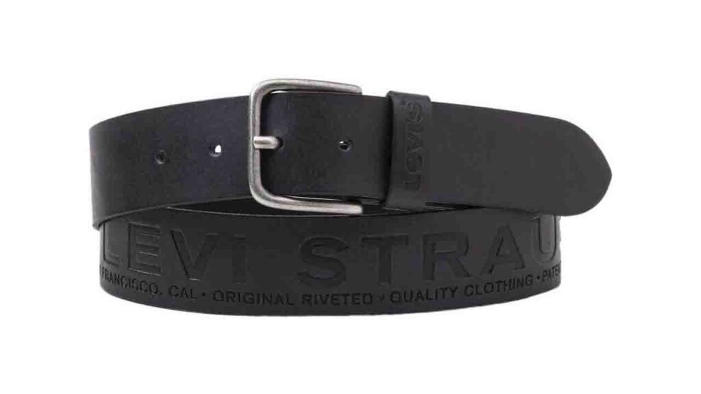 levi's original embossed logo belt