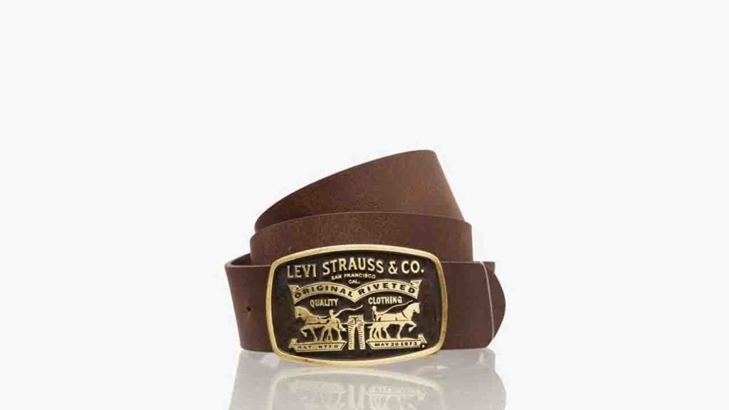 levi's vintage two-horse pull belt