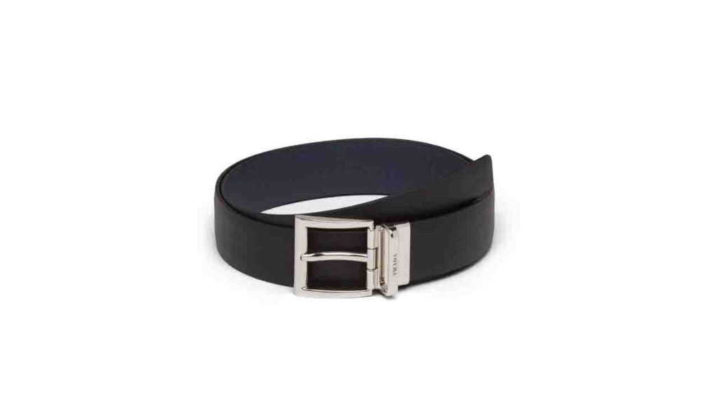 prada reversible leather belt