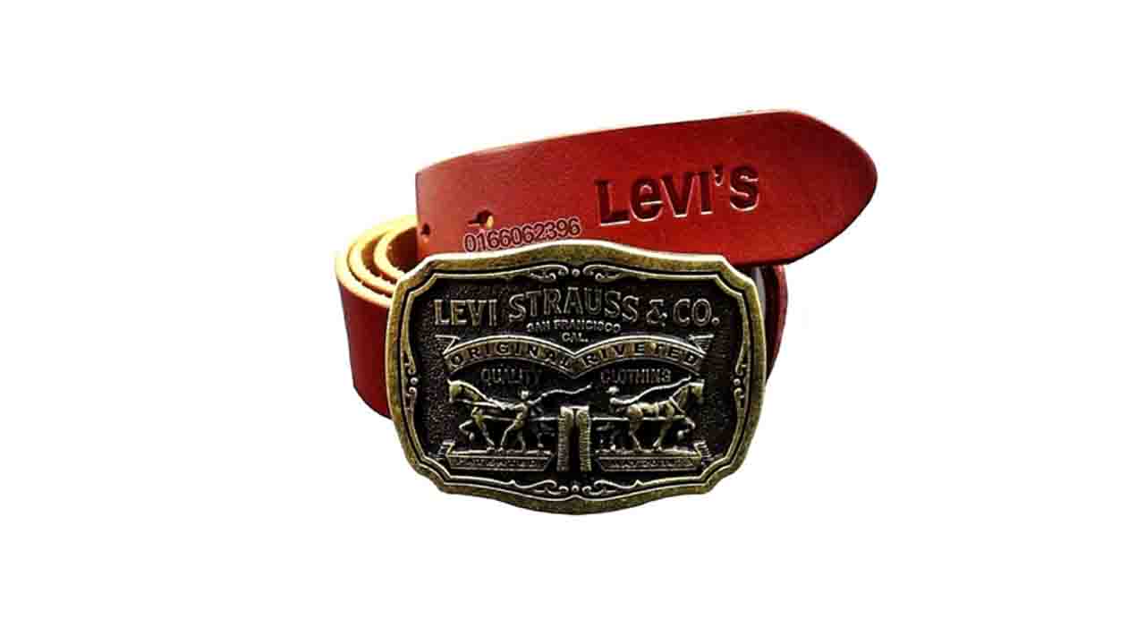 tali pinggang levi's original vintage leather belt