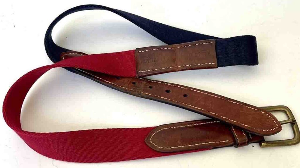 tali pinggang bertema retro tommy hilfiger vintage logo belt