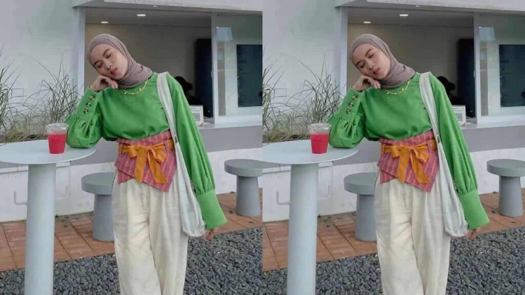 baju hijau tudung warna apa, baju hijau tudung taupe