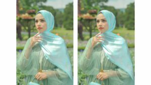 baju mint green tudung warna apa, tudung biru muda