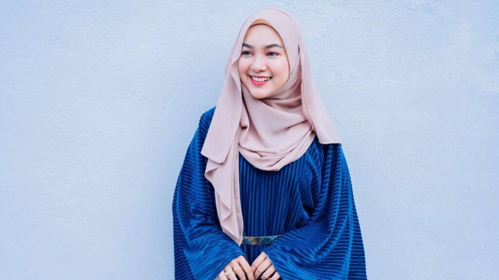 baju navy blue tudung warna apa, tudung coklat