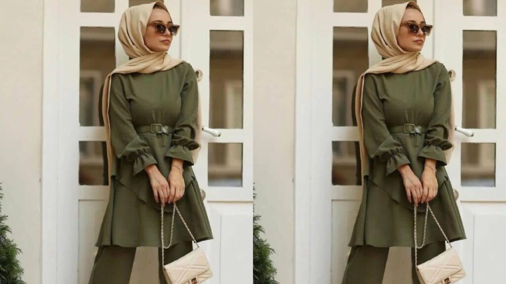 idea baju hijau tudung warna apa? tudung mocca