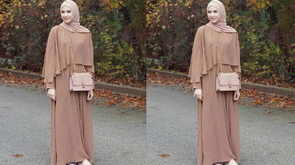 idea baju warna coklat tudung warna apa? tudung warna dusty pink