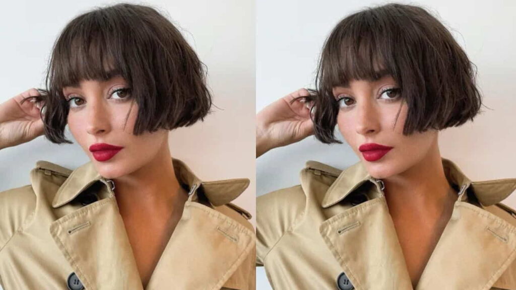 style rambut pendek perempuan ear-length bob