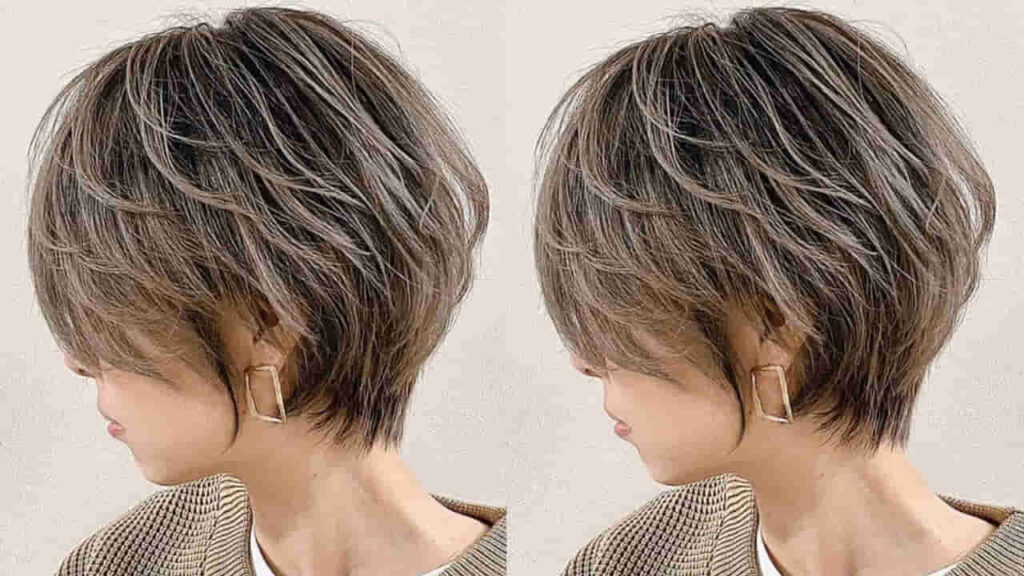 style rambut pendek perempuan layered short hair