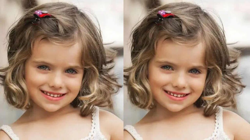 style rambut pendek budak perempuan pendek beralun