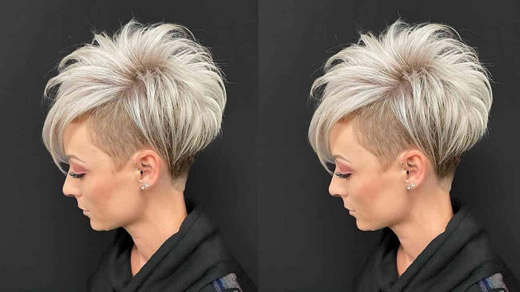 short asymmetrical haircut