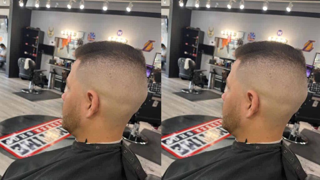 gaya rambut low taper fade, bald fade haircut