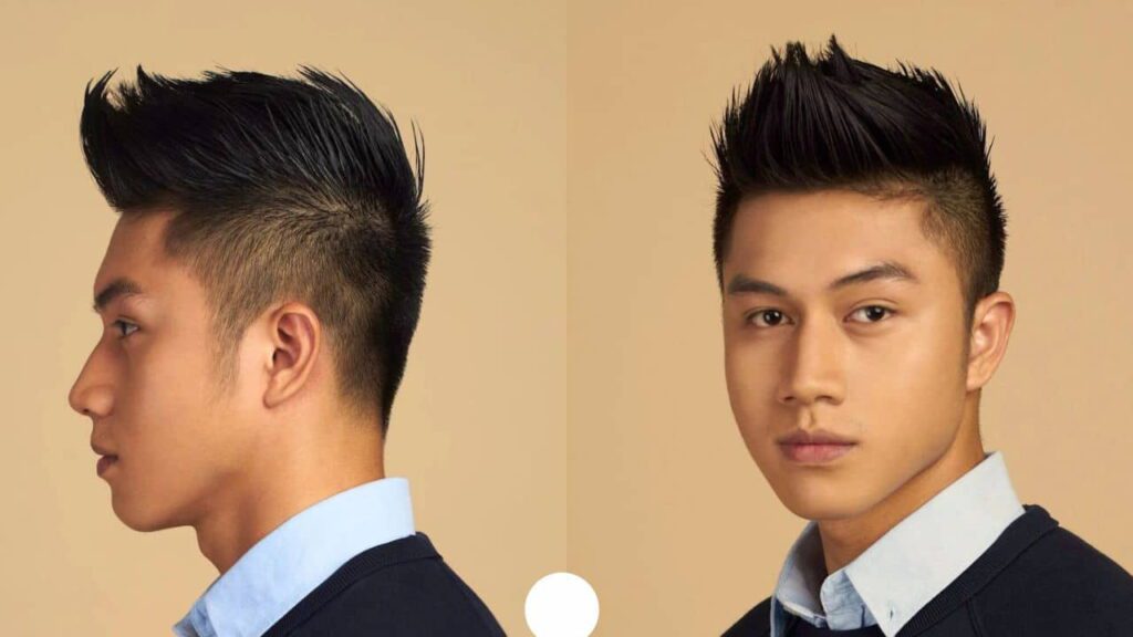 gaya rambut pria pendek samping, faux hawk