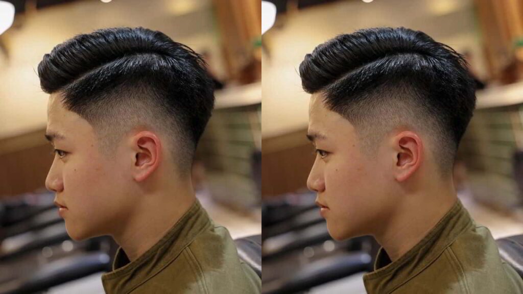 style rambut lelaki low fade, fade