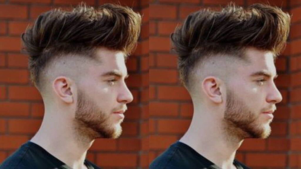 style rambut lelaki botak mohawk-inspired