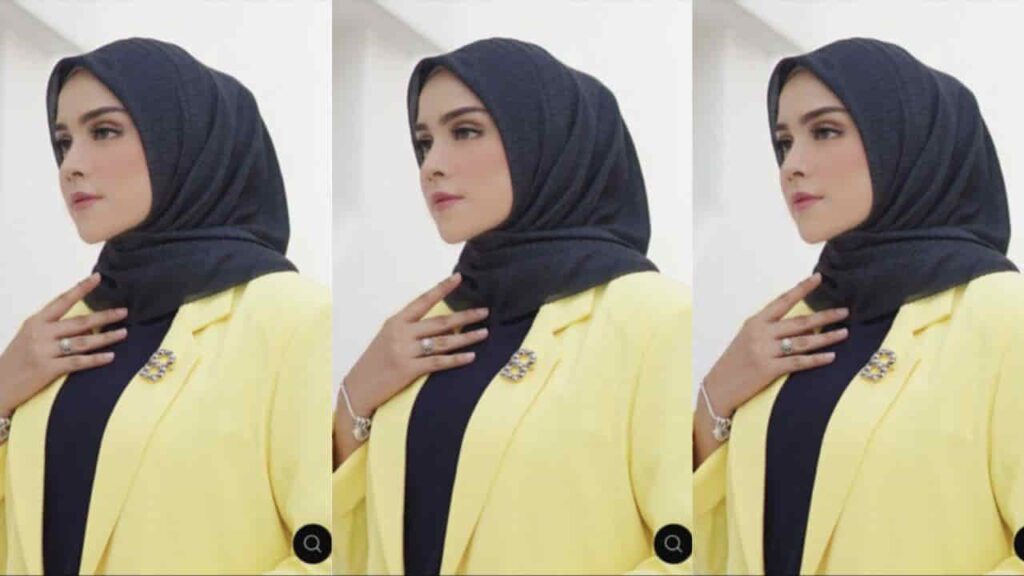 baju kuning tudung warna apa, tudung hitam