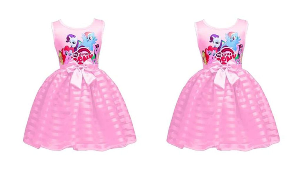 fesyen baju gaun kanak kanak perempuan, pakaian anak tutu my little pony