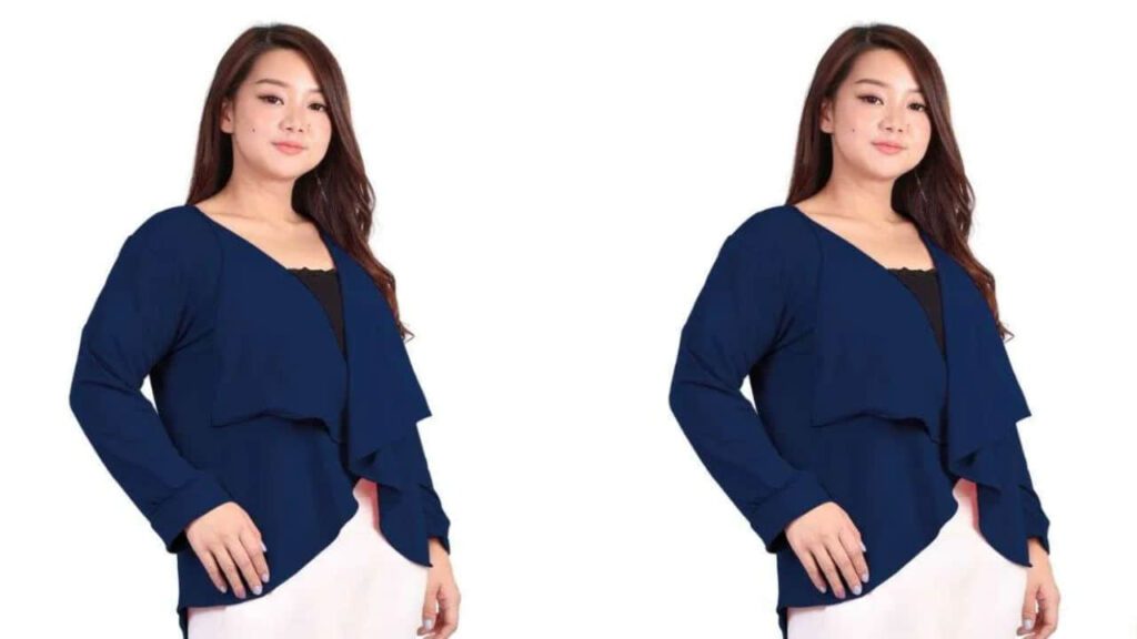 fesyen baju untuk orang gemuk, pakaian berlapis