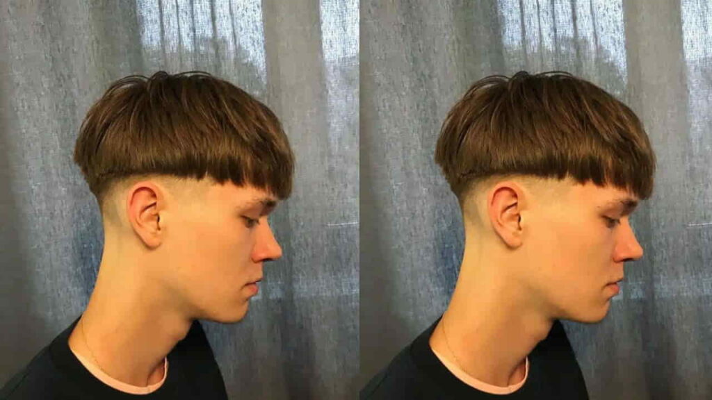 gaya rambut lelaki dahi luas bowl cut