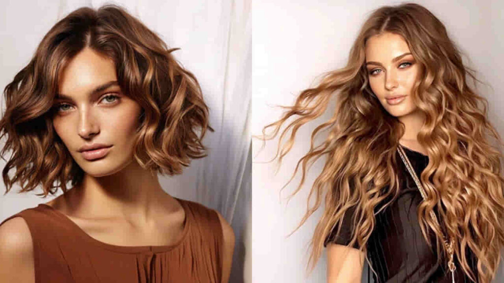 gaya rambut pendek perempuan muka bulat, beach waves