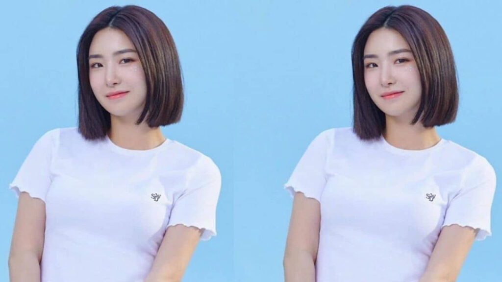 gaya rambut pendek perempuan muka bulat, bob rata