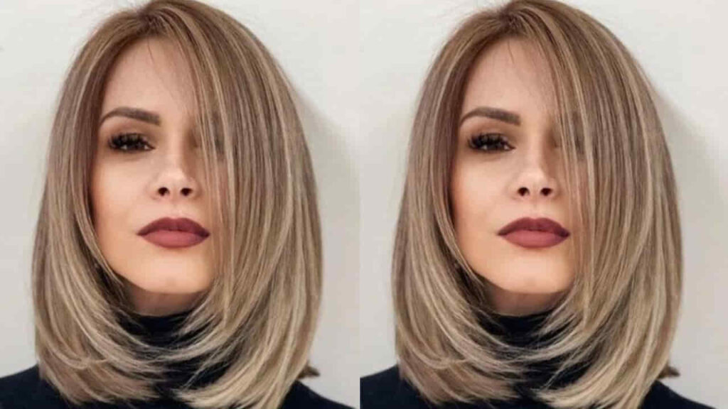 gaya rambut pendek perempuan muka bulat, bob sebahu