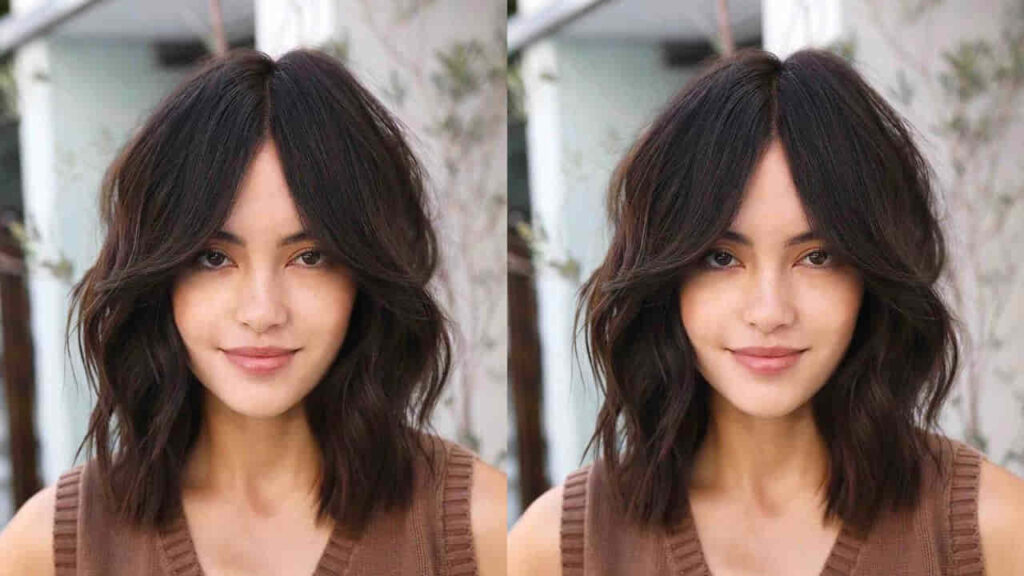 gaya rambut pendek perempuan muka bulat, gaya rambut shaggy