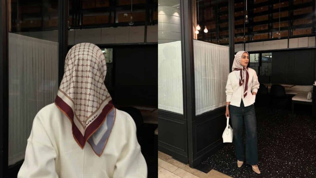 hijab fashion style 2025, hijab gaya selebgram malaysia