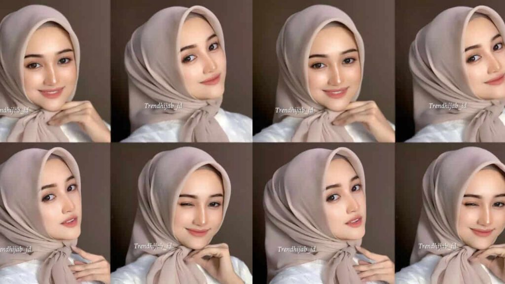 hijab fashion style 2025, hijab segi empat paris lama