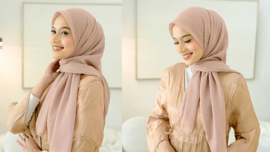 padanan baju cream tudung warna apa, tudung beige