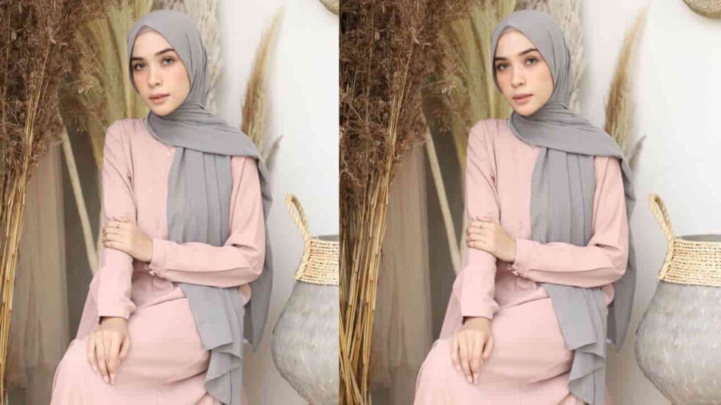 padanan baju cream tudung warna apa, tudung kelabu