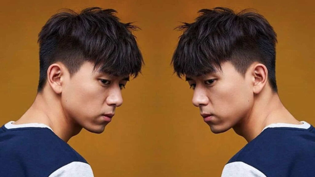 style rambut lelaki korea, two block haircut