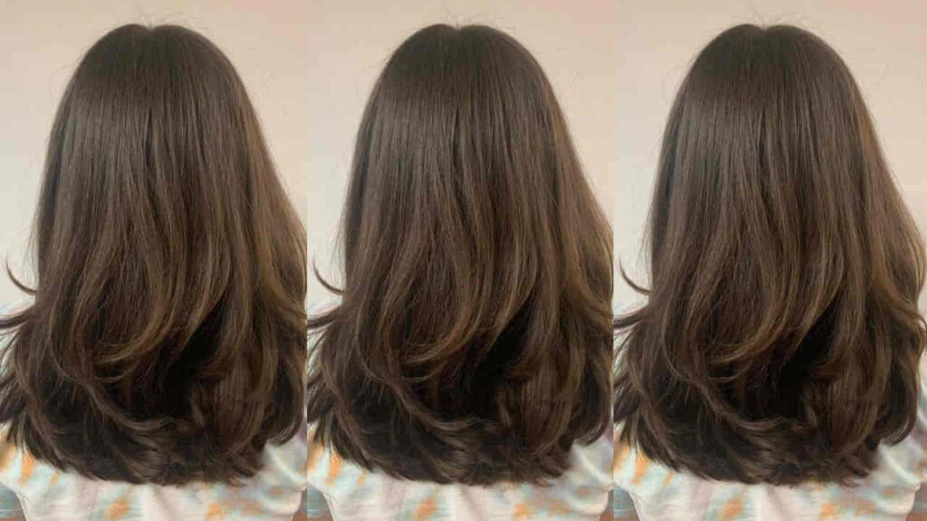 style rambut perempuan panjang u-shape haircut