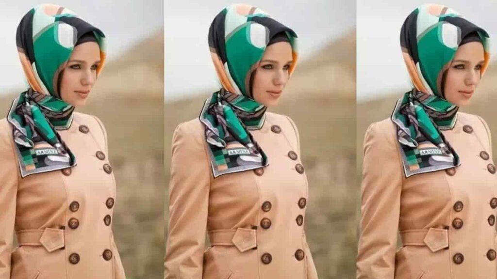 turkish hijab style, dengan blazer dan jaket