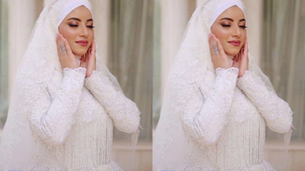 turkish hijab style, perfect turkish bridal style