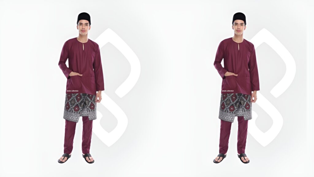 baju melayu teluk belanga custom made