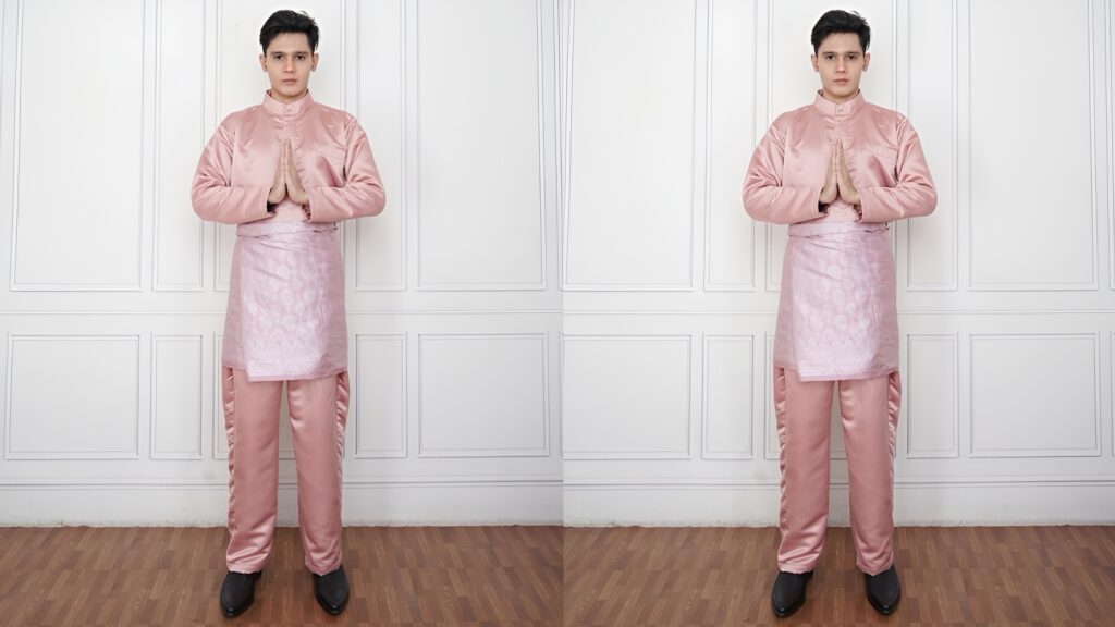 baju melayu teluk belanga songket