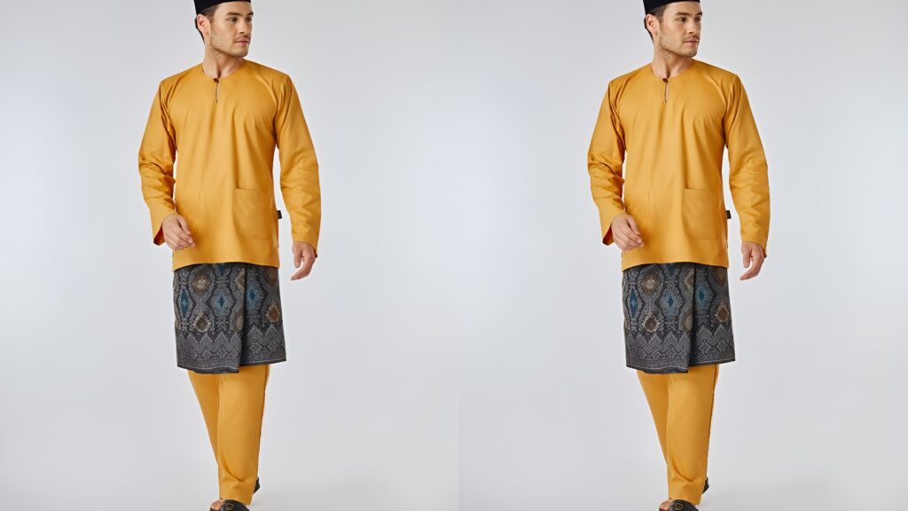 baju melayu teluk belanga tradisional