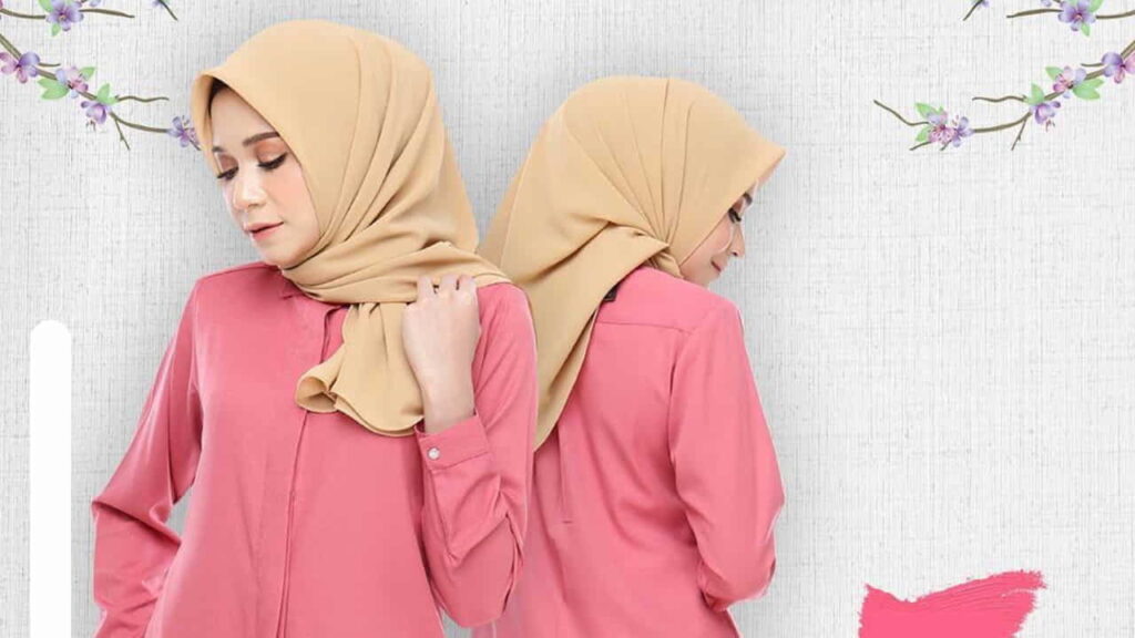 baju pink tudung warna apa, warna coral