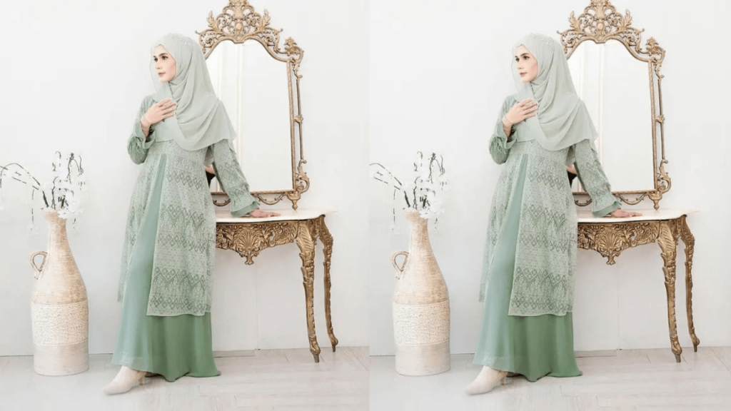 baju raya untuk ibu mengandung daneen outer dress