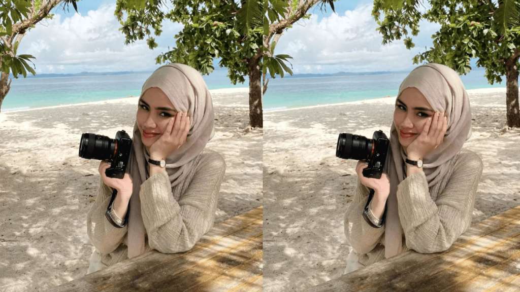 (hijab style ootd casual earth tone look)