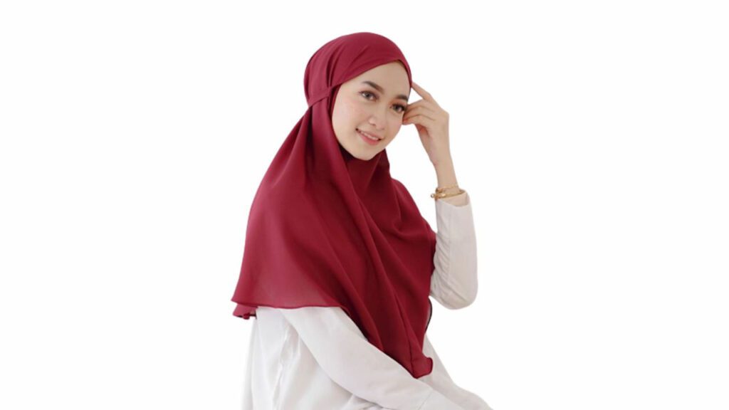 arabic hijab style, khimar shakira