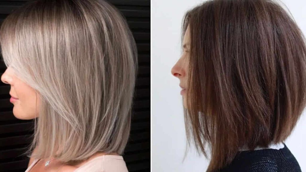 model rambut pendek wanita gemuk, layered bob bertekstur