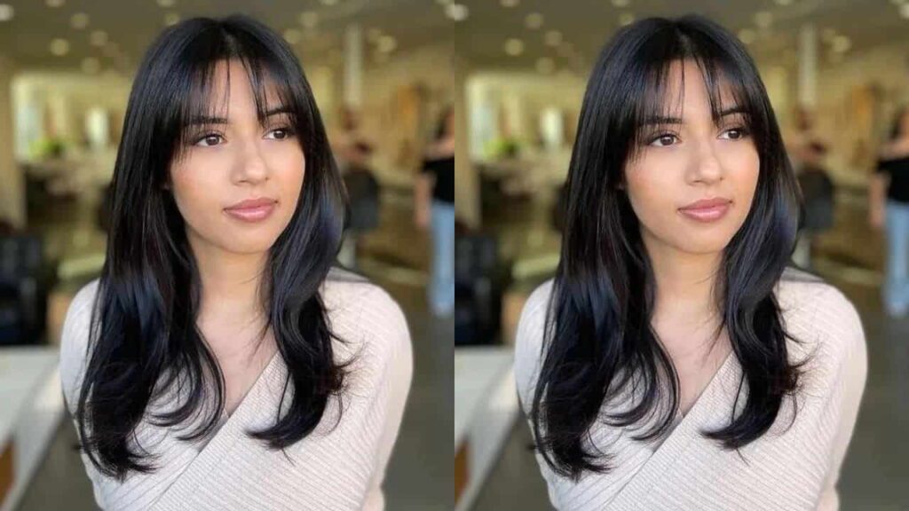 model rambut pendek wanita gemuk, wispy bangs