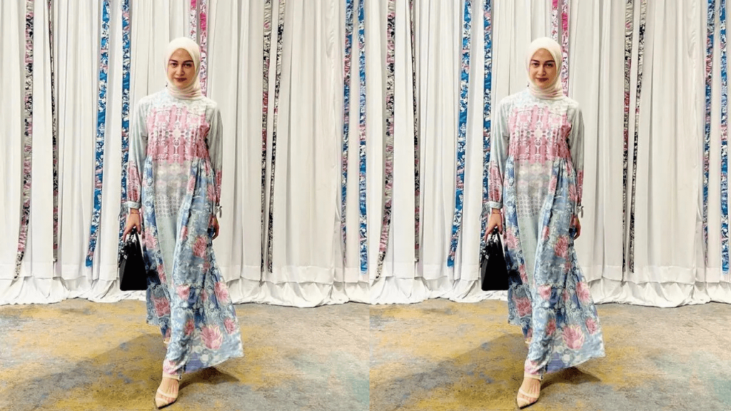 baju raya untuk ibu mengandung nora dress