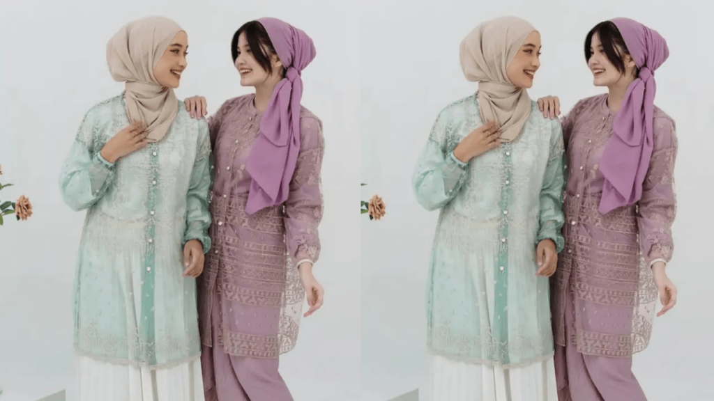 baju raya untuk ibu mengandung nora tunik dress