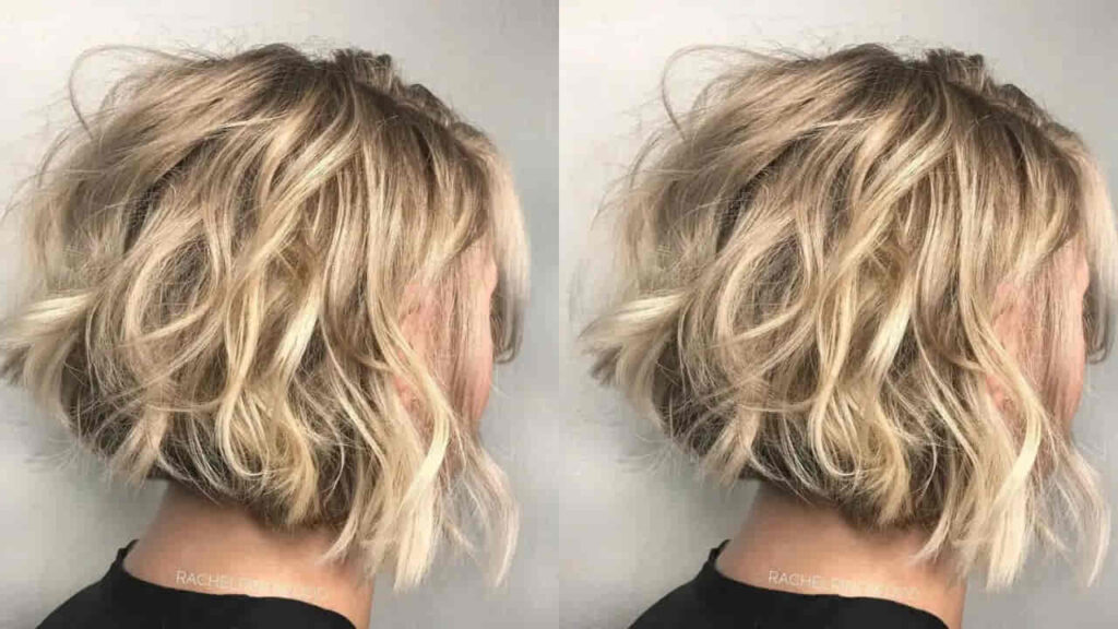 short messy bob (untuk bentuk muka persegi)