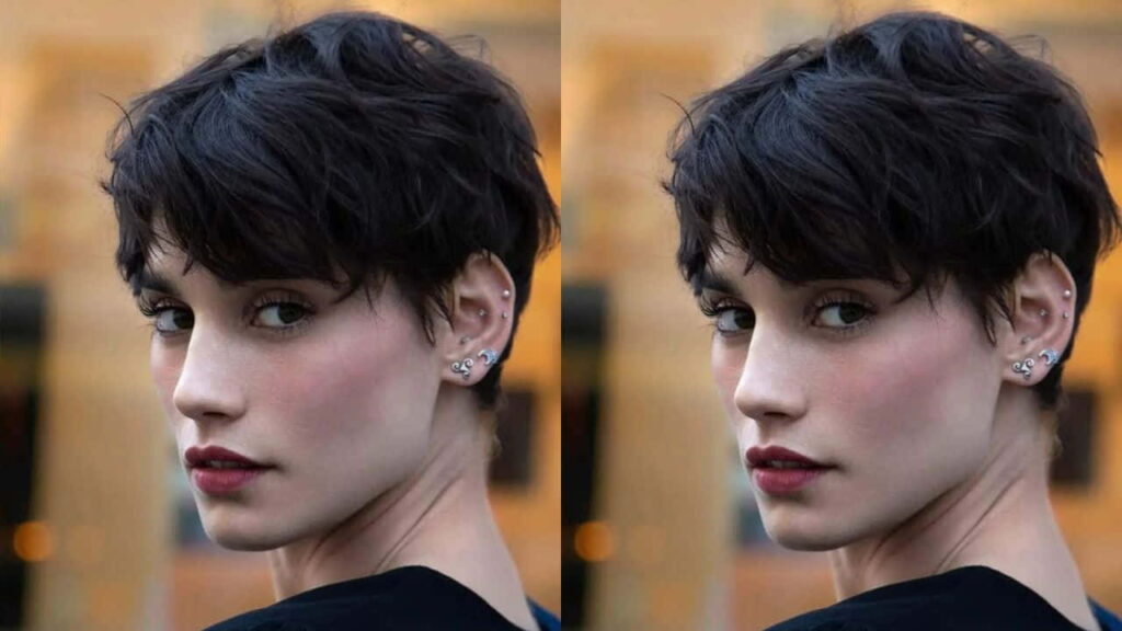 style rambut pendek perempuan, choppy pixie